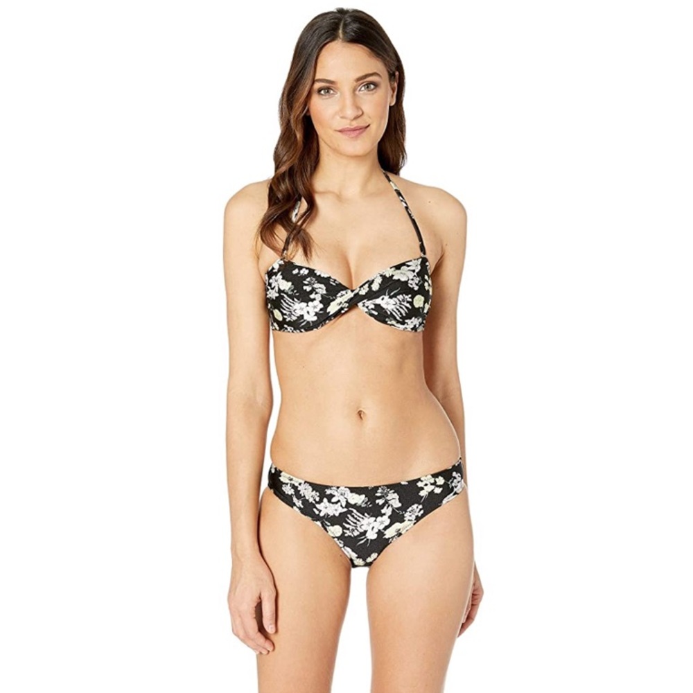 Derek Lam 10 Crosby Twist Bandeau Bikini NWT